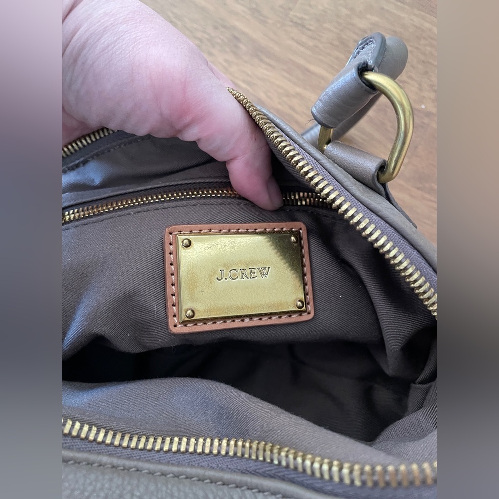 J.Crew Biennial Leather Satchel in Warm Ash - Picture 10 of 10